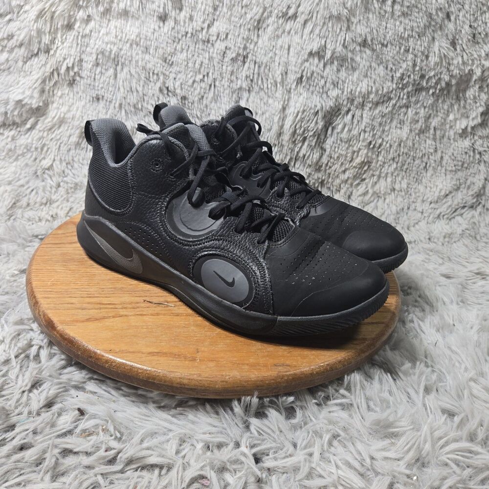 Nike Fly By Mid 2 Men Black Basketball High Top Sneaker Size 11 Lace Up Athletic